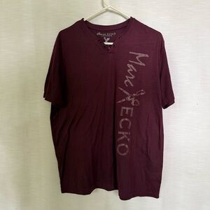 Marc Ecko Burgundy Short Sleeve Tee
